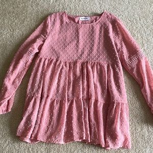 Top, size S, pink.